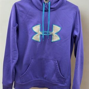 Under Armour Gray and Purple Hoodie